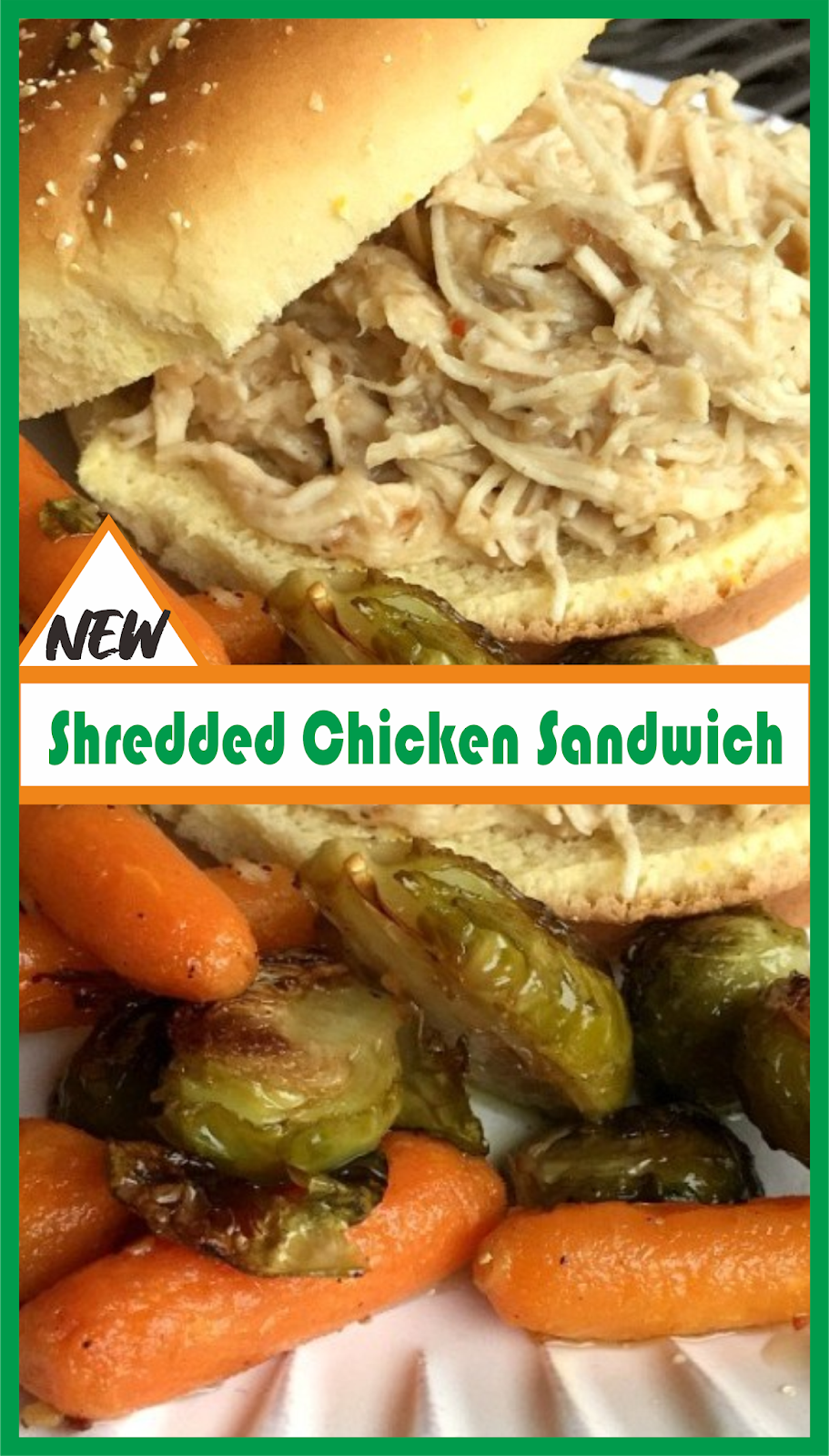 Shredded Chicken Sandwich Recipe Amzing Food