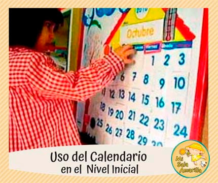 Oblongo Canguro algodón Mi Sala Amarilla: Uso del calendario en el Nivel Inicial. Secuencia  Didáctica.