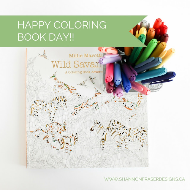 Shannon Fraser Designs: Happy Coloring Book Day