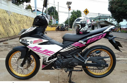 Modifikasi Mx King Warna Hitam Polos, Metalik, Doff, Original Dll