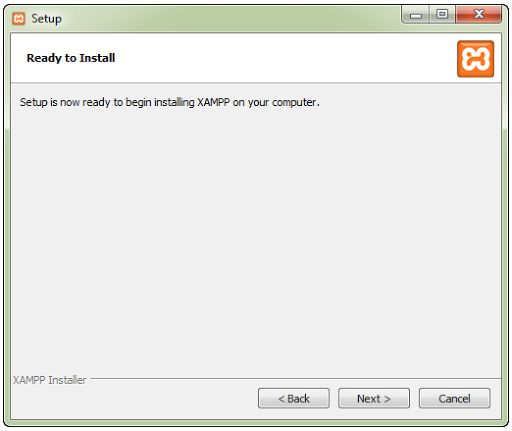 Xampp x64. Installing xampp.
