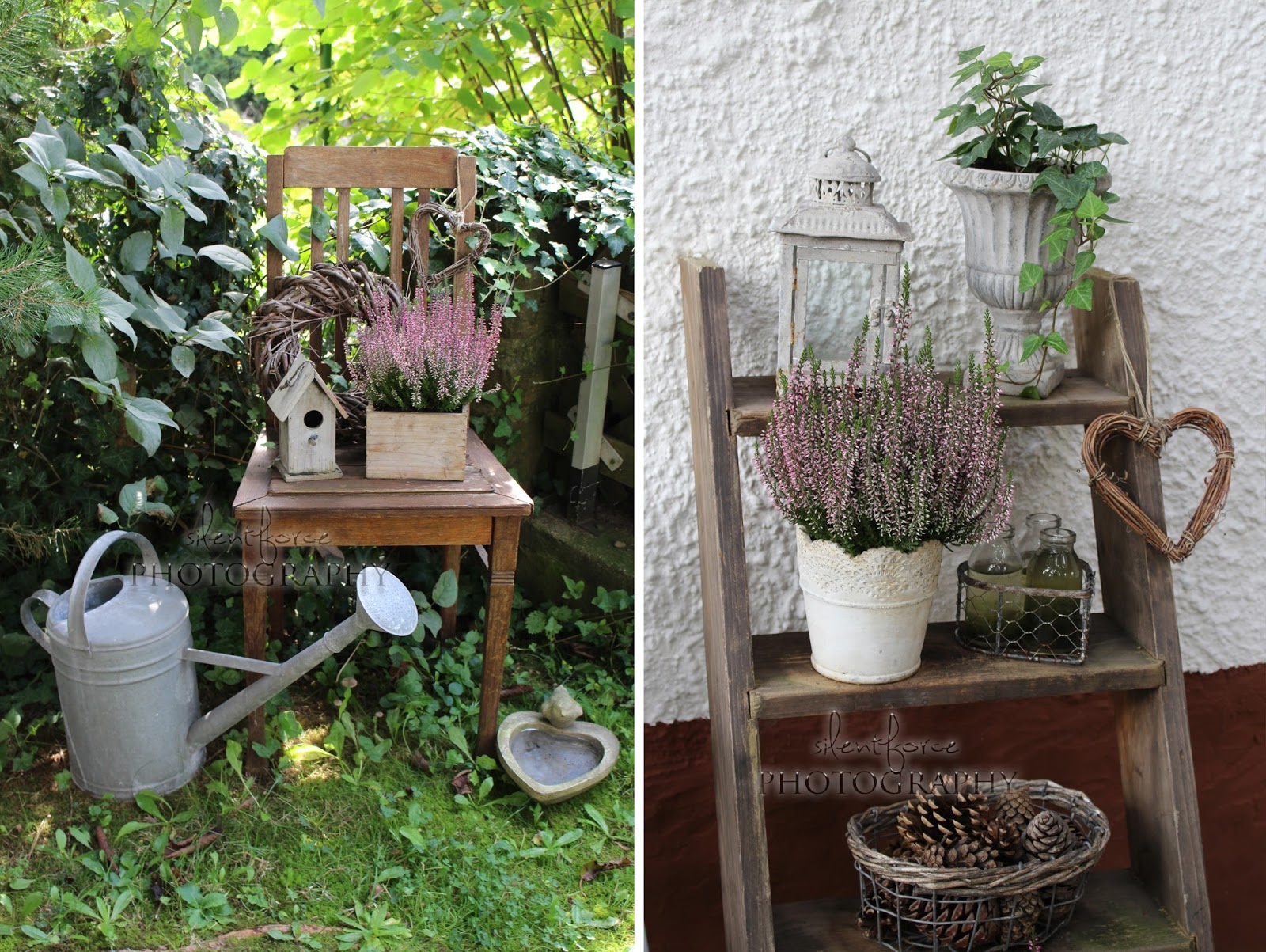 Herbstliche Deko im Garten und ein wunderbarer