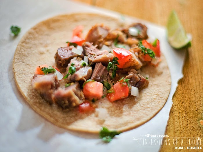 Pork makes everything better Simple Carnitas Tacos with Salsa Cruda