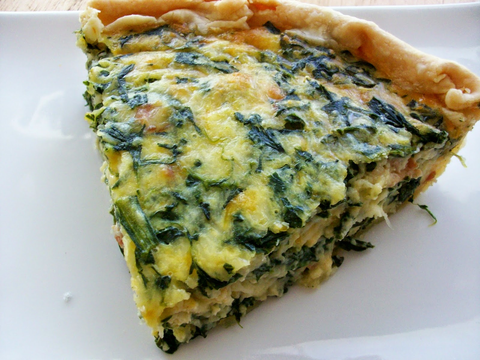 Martha's Recipe Cabinet: Spinach & Bacon Quiche