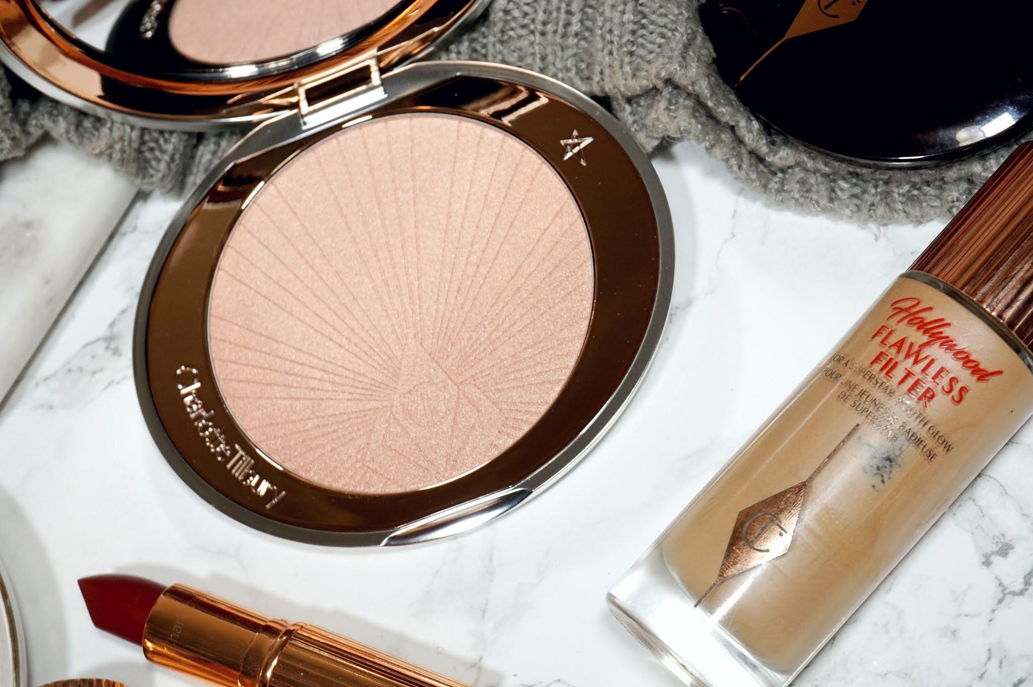 Charlotte Tilbury Superstar Glow Highlighter Review and Swatches