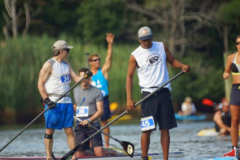 Taylor Resnick SUP Athlete Battling through at Paddle Battle Long Island