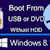Boot Windows Without Hard Disk - Windows 8.1 Live CD
