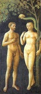 The Temptation of Adam and Eve, Masolino, Brancacci Chapel, 1425.