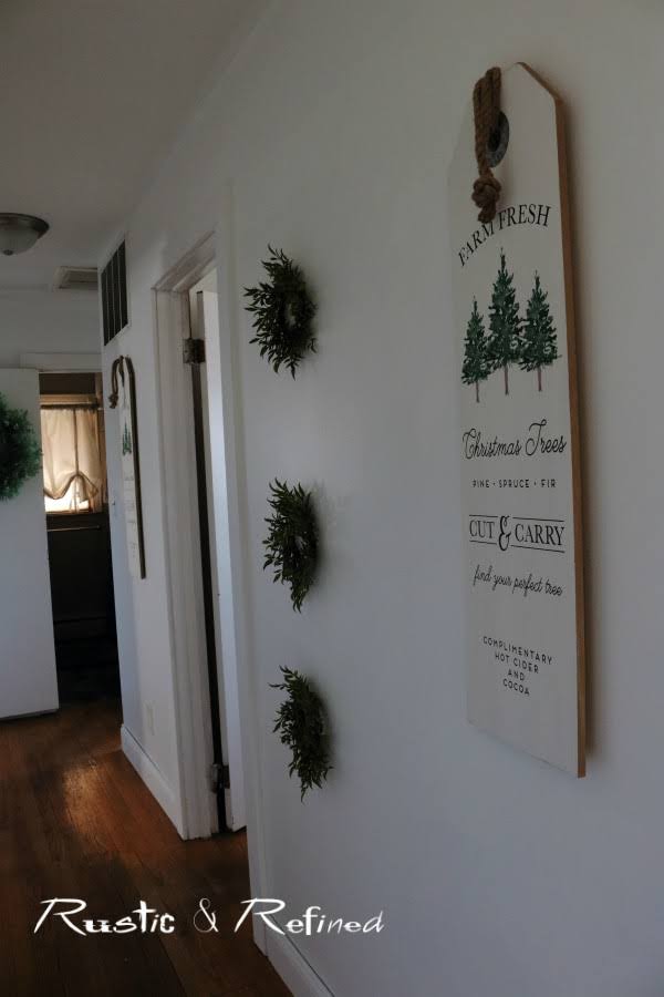Decorating the Master Bedroom & Hallway for Christmas with a mix of modern and traditional elements.