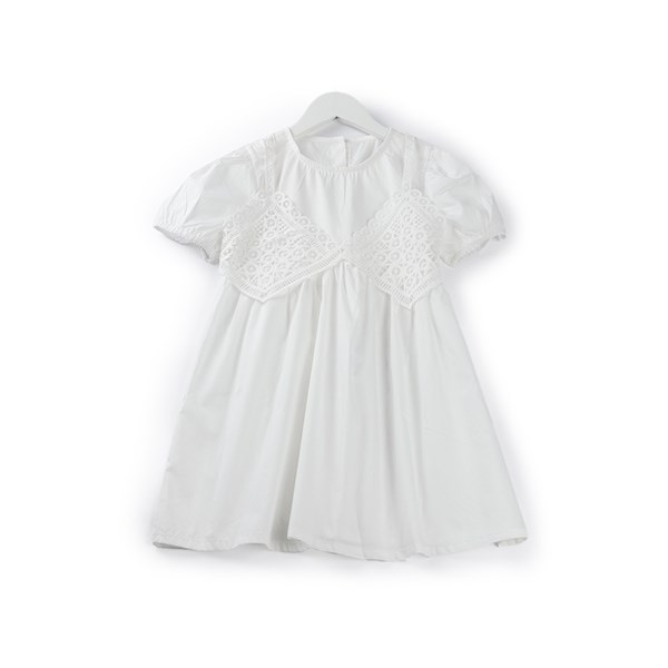 Váy Bé Gái Lanh Dáng Xoè Phối Áo Ngoài – GUANGZHOU 158226