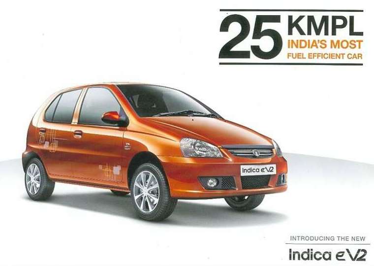 Tata Indica eV2 with 25 kmpl mileage, Tata Indica eV2 Price in India, eV2 Most fuel efficient