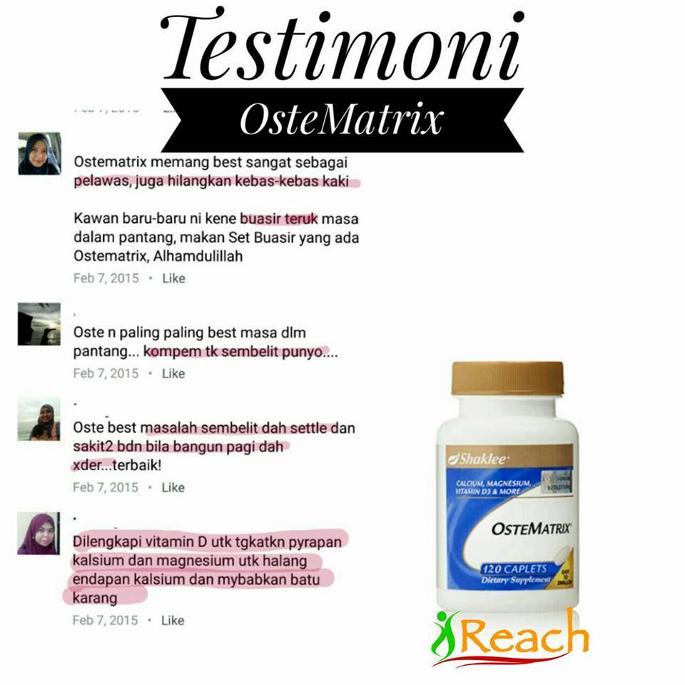 Ostematrix shaklee untuk apa