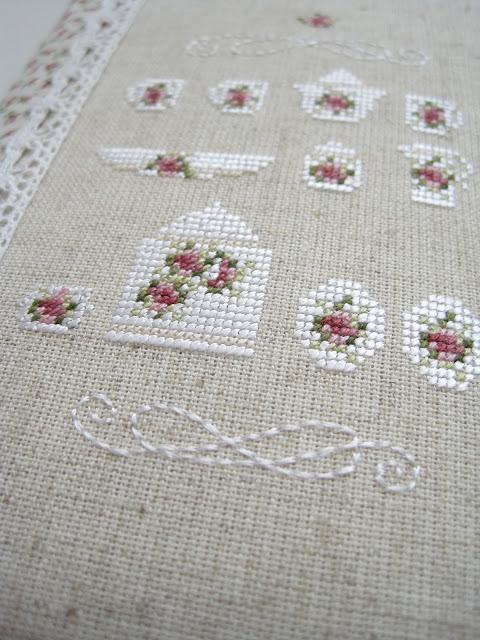 cross stitch вышивка rosengarten