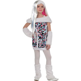 Monster High Party City Abbey Bominable Outfit Small Child Costume