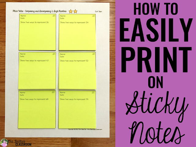 How to Print on Post-it Notes 