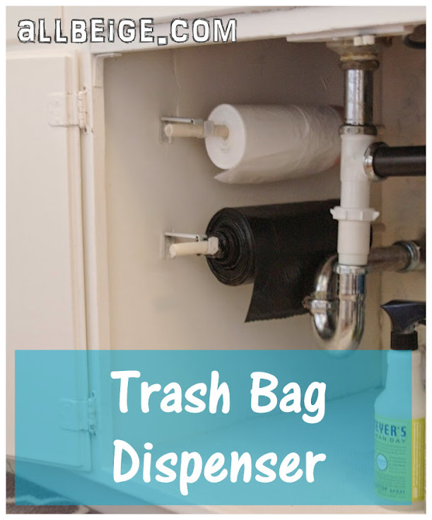 trash bag roll dispenser