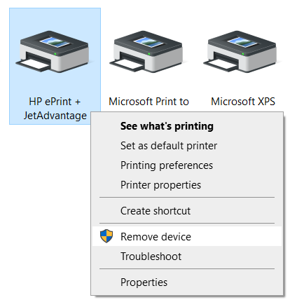 Windows10でプリンターを削除する方法