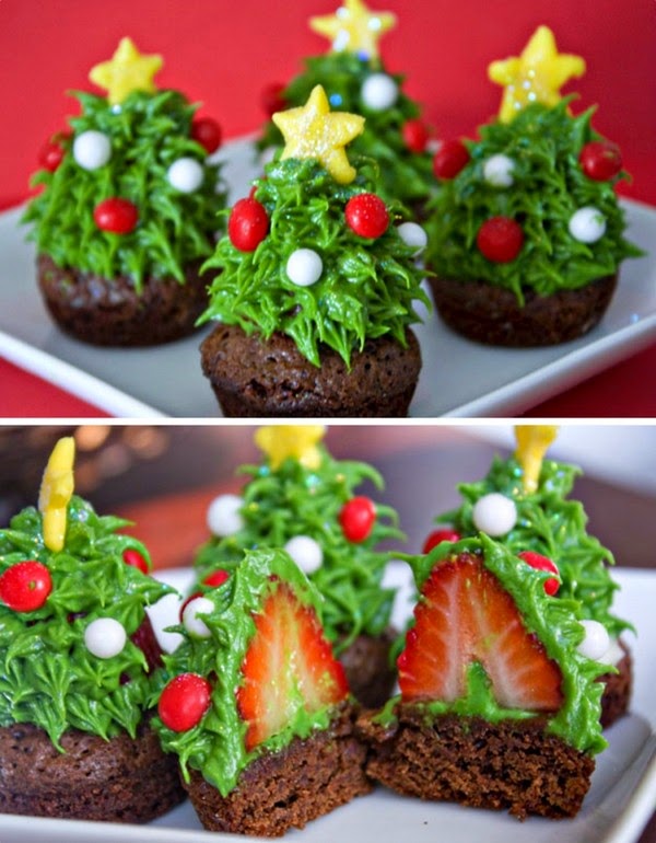 Cupcakes for Christmas – 25 ideas for cool toppings