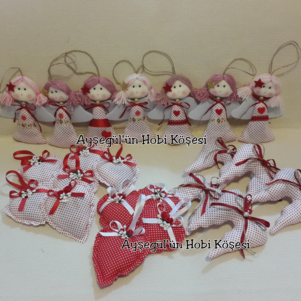 ~ ayşegül'ün hobi köşesi ~: kalp-çam ağacı -çorap ~ Ayşegül'ün Hobi Köşesi ~: Kalp-Çam Ağacı -Çorap - Melek -Kanat -Bohça