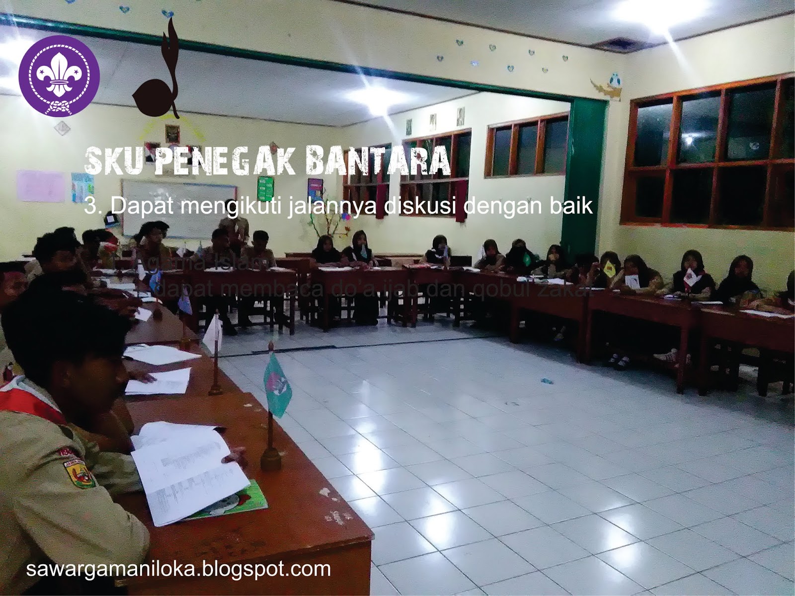 SKU Penegak Bantara Diskusi SAWARGA MANILOKA