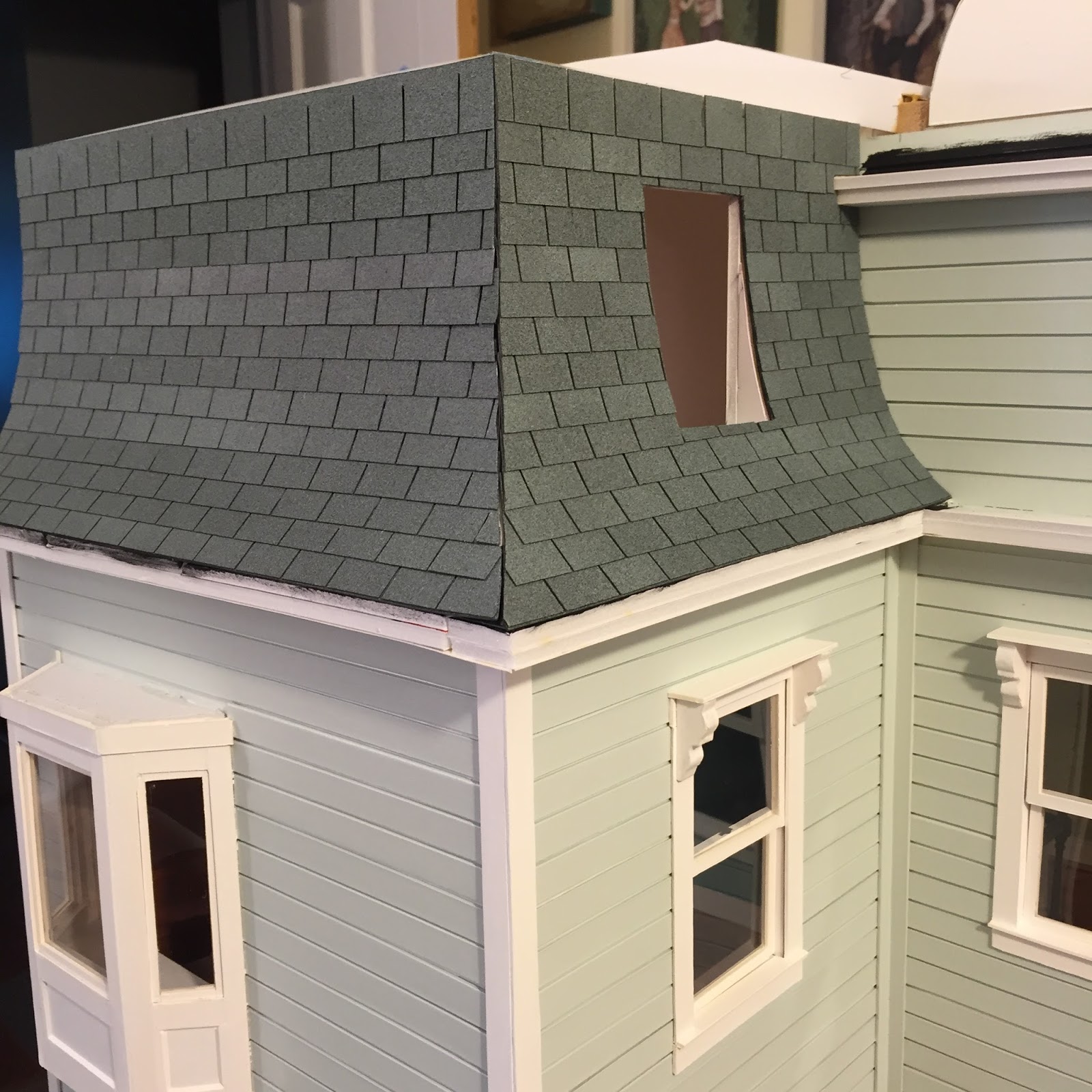 Dollhouse roof shingles The Kinfeld
