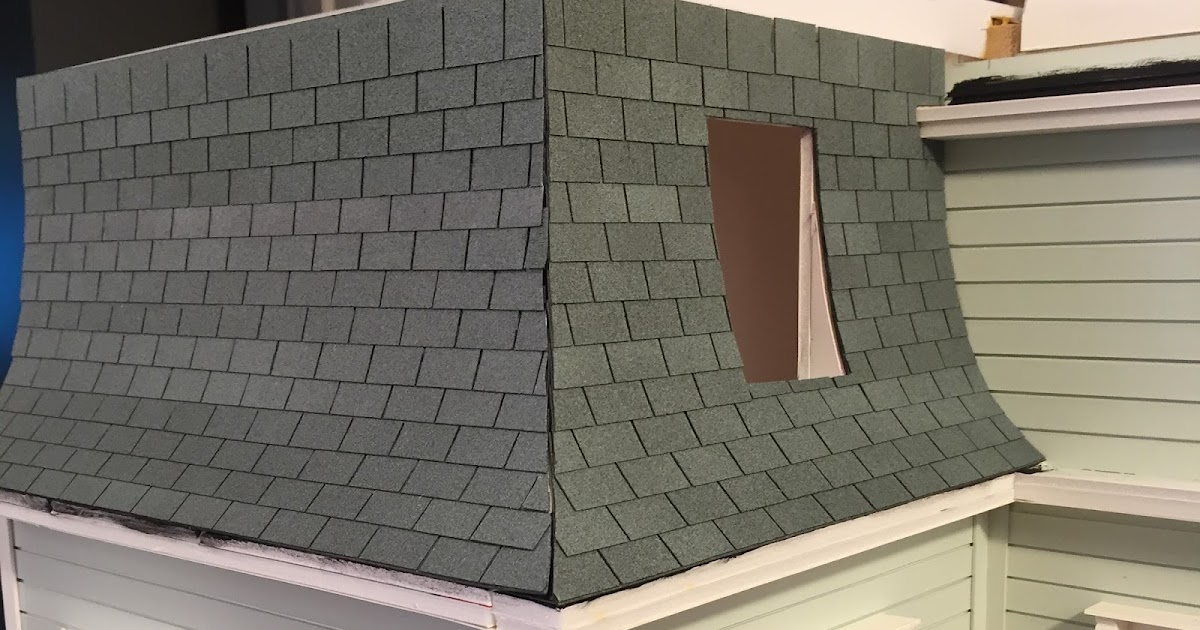 Dollhouse roof shingles ~ The Kinfeld