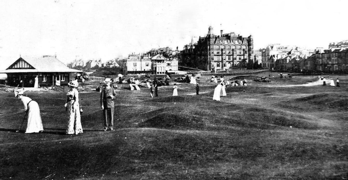 Tour Scotland Old Photograph Ladies Putting Green St Andrews Fife Scotland