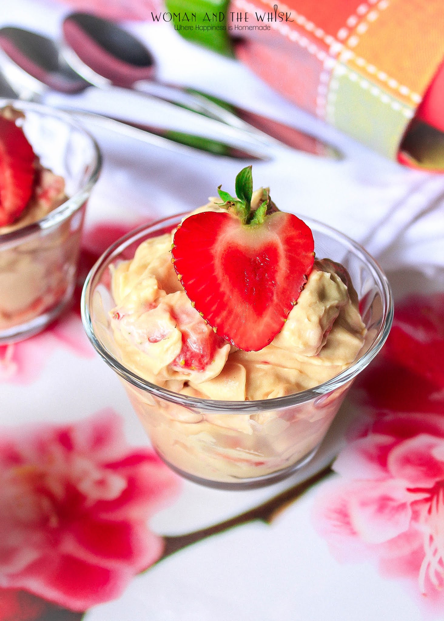 Woman and the Whisk: Fresh Strawberry Pudding