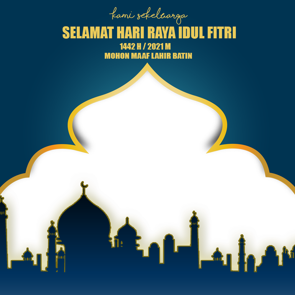 5 Template Twibbon Lebaran Selamat Hari Raya Idul Fitri 1442 H Keren ...