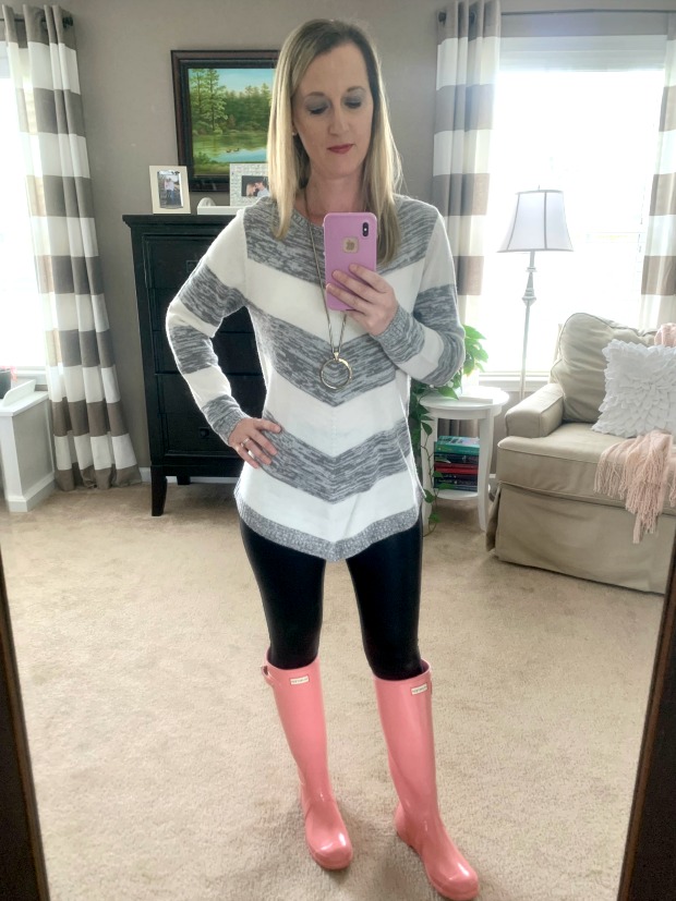 Lindsay's Sweet World: Spanx Faux Leather Leggings Styled Five ...