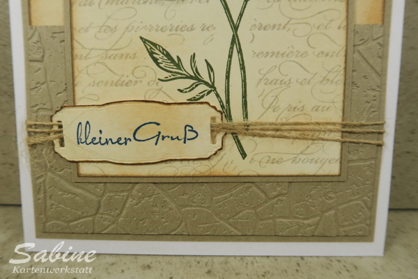 Kartenwerkstatt: Karte "einfach so"