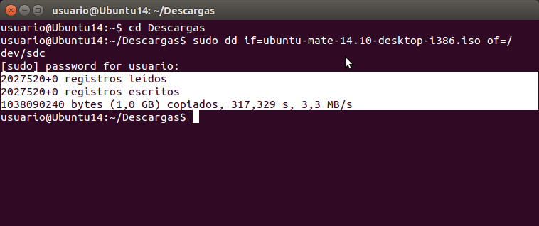 sudo dd if=ubuntu-mate
