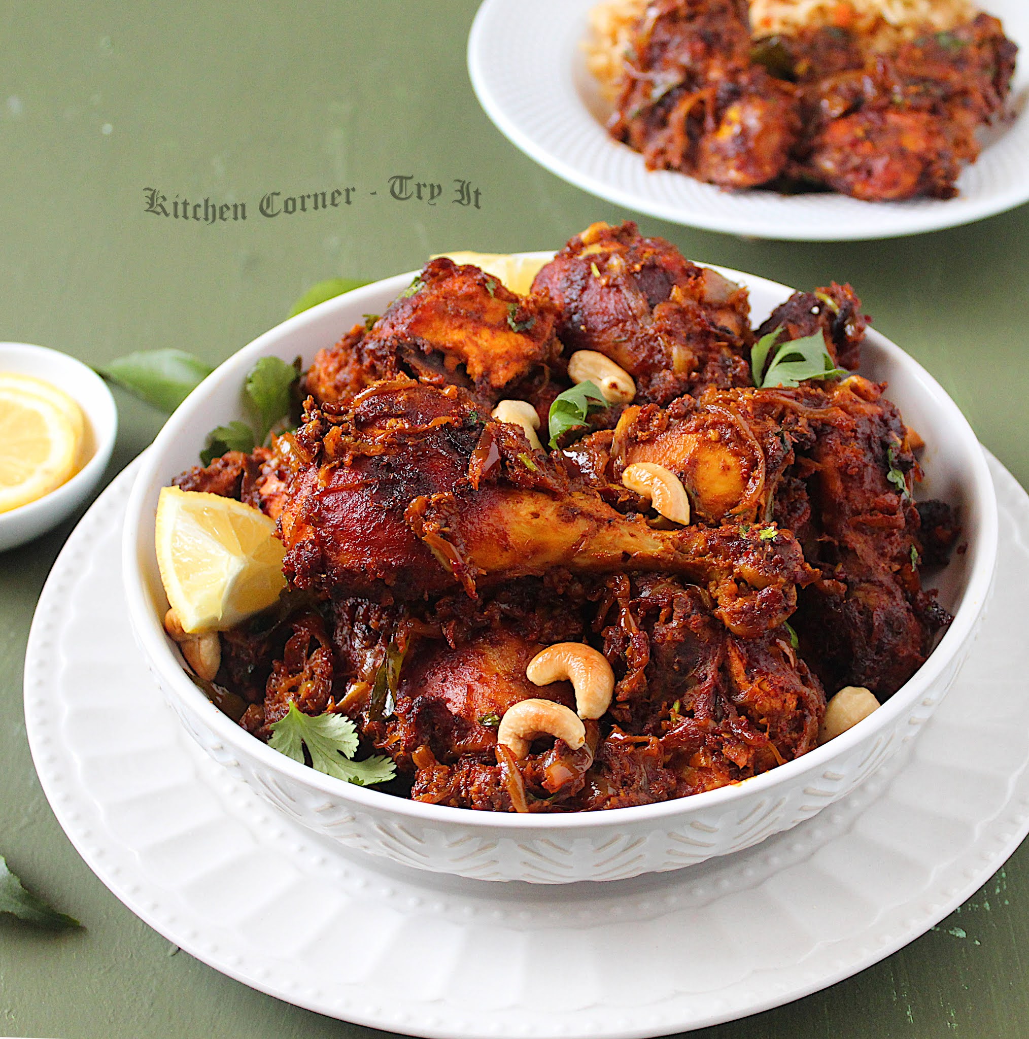 Kerala Style Chicken Roast- Easy Chicken Roast with Caramelized Onion