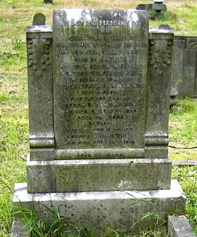 Barnsley & District War Memorials: Ardsley Churchyard Extension, Arthur ...