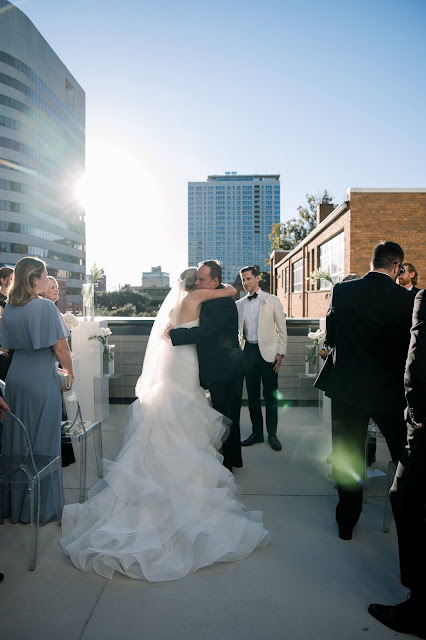 St. Louis Wedding Photographer & Videographer | Black & White Minimalist Wedding | Jewish Wedding | Rooftop Poolside Wedding