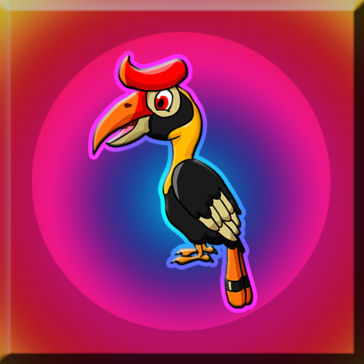 Helmeted Hornbill Escape