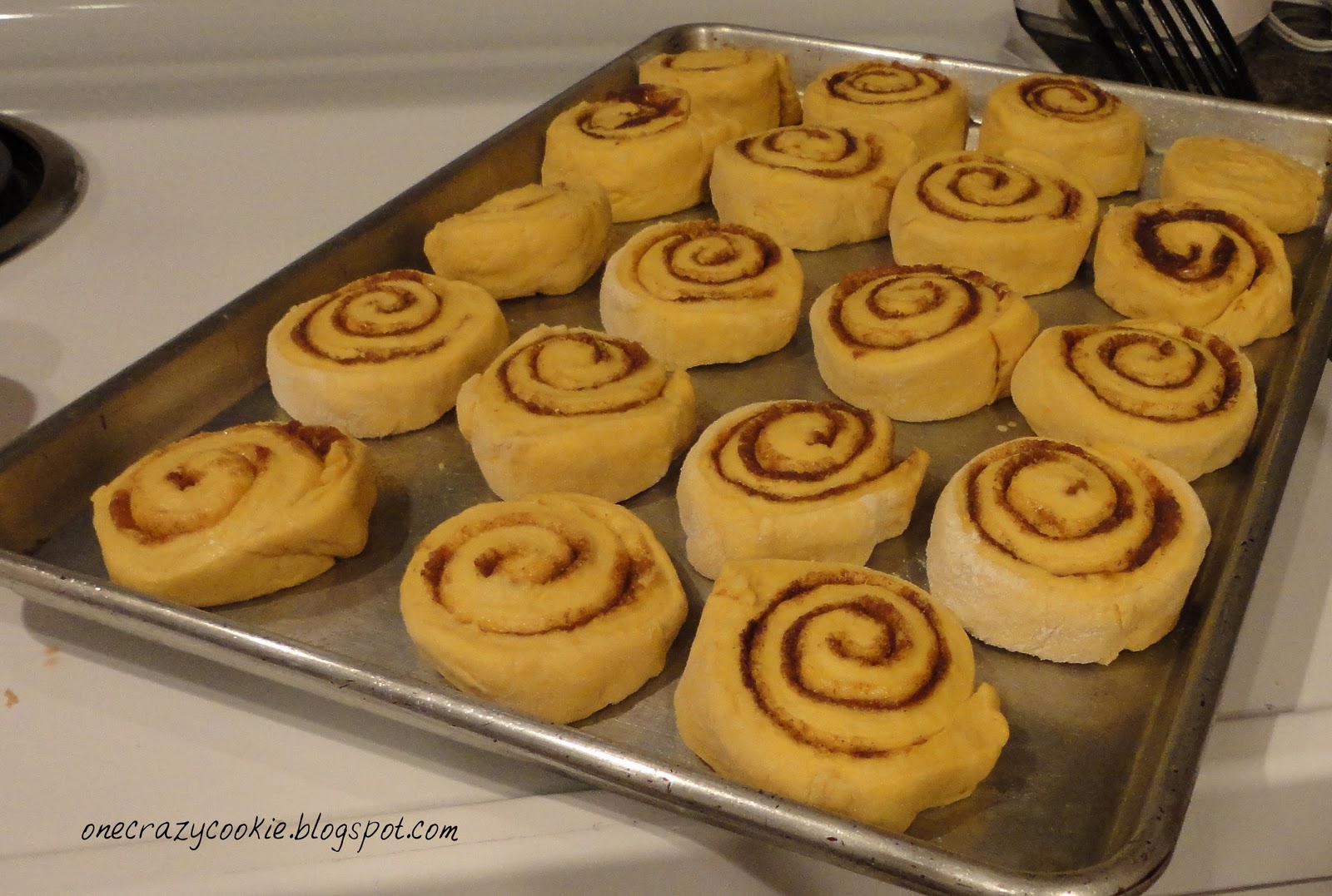 Pumpkin Cinnamon Rolls With Caramel Frosting