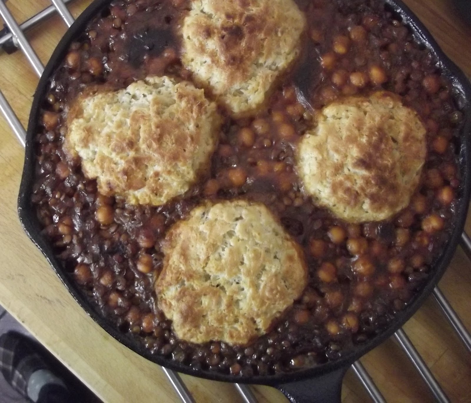 NEveggie Lentils and Dumplings (a vegan alternative to Mince and