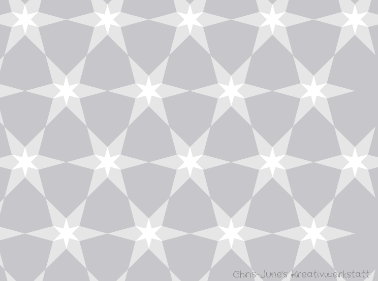 Chris-June's Kreativwerkstatt: Sternmuster Geschenkpapier erstellen mit