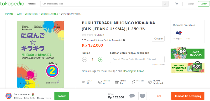 Download Buku Nihongo Kira Kira Kelas 10 Pdf Berbagai Buku