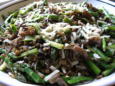 Wild Rice and Asparagus Salad