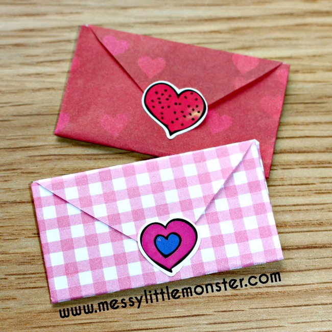 Origami ideas Origami Paper Folding Heart Envelope