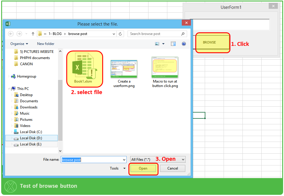 excel vba get file path