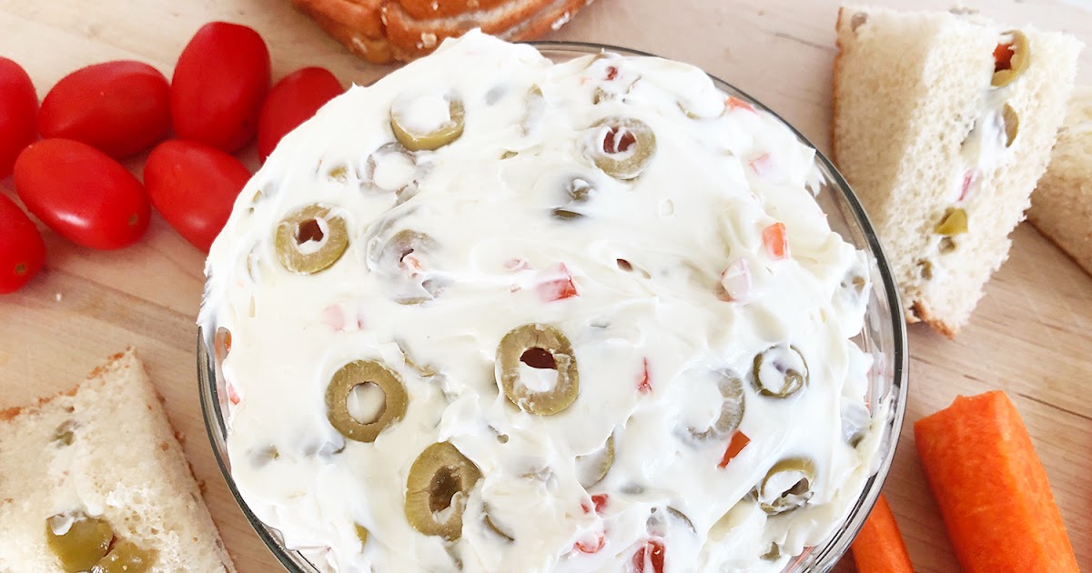 Southern Mom Loves Savory Cream Cheese & Olive Spread