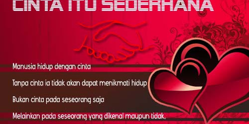 Desain Kartu Ucapan Tentang Cinta