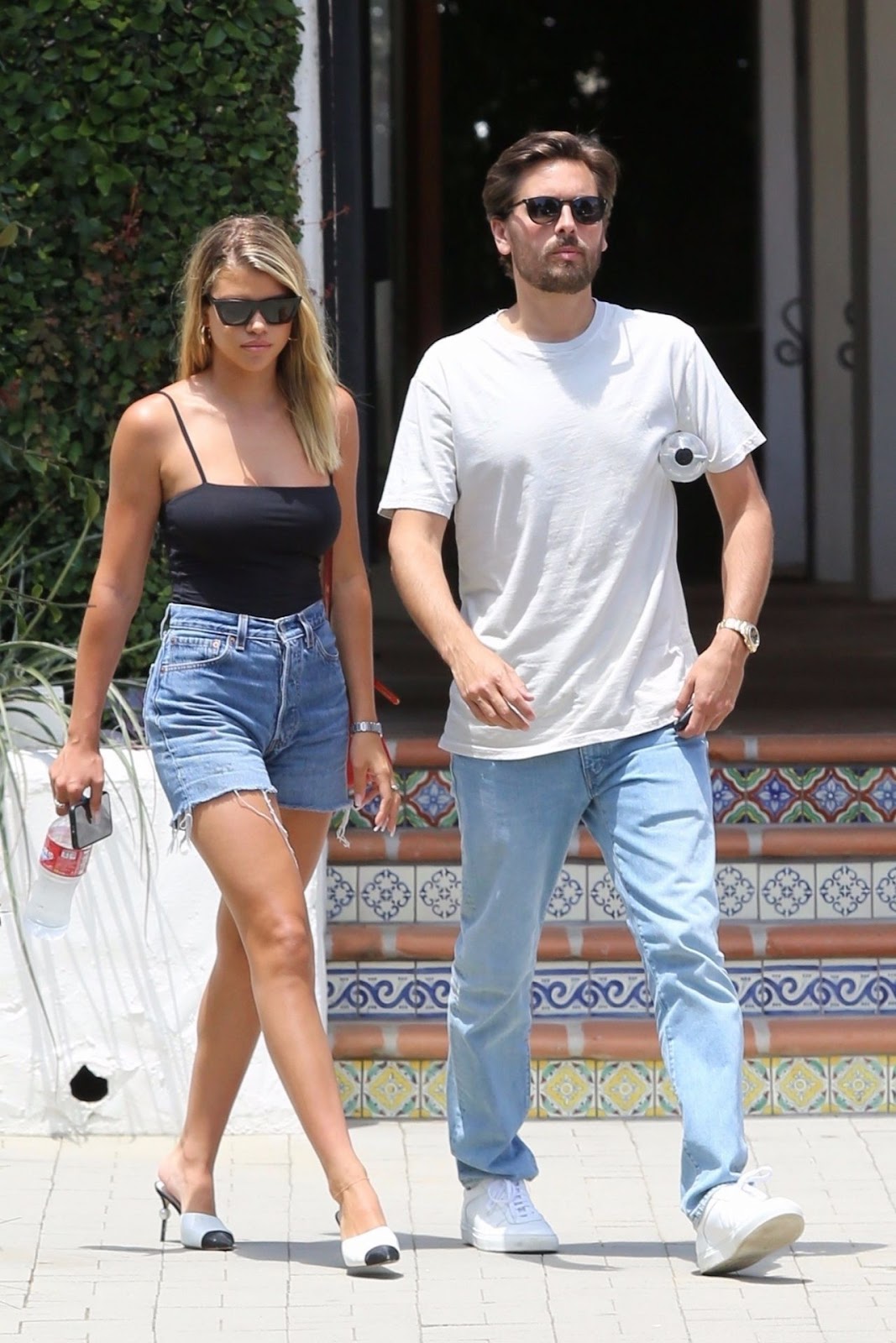 Sofia Richie bares long legs in Daisy Dukes out and about in Malibu