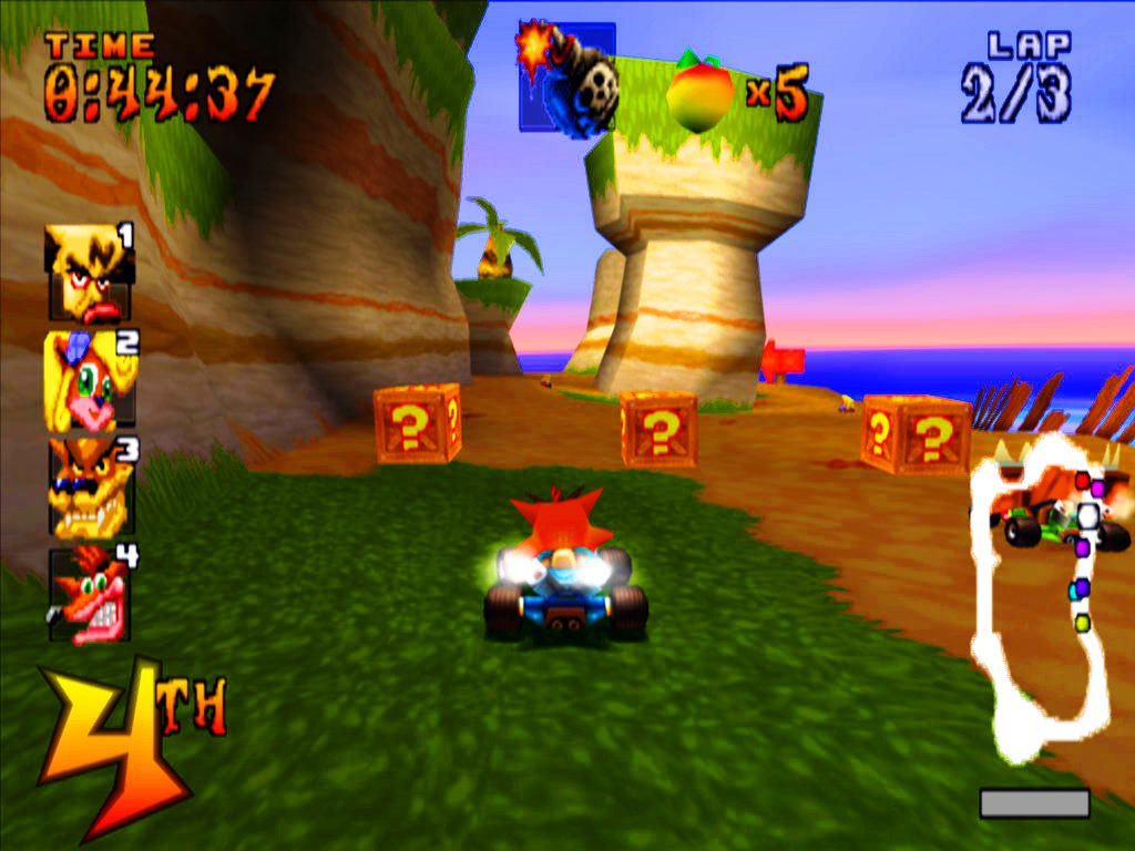 تحميل لعبة crash team racing pc شغالة برابط مظغوطة بحجم صغير برابط