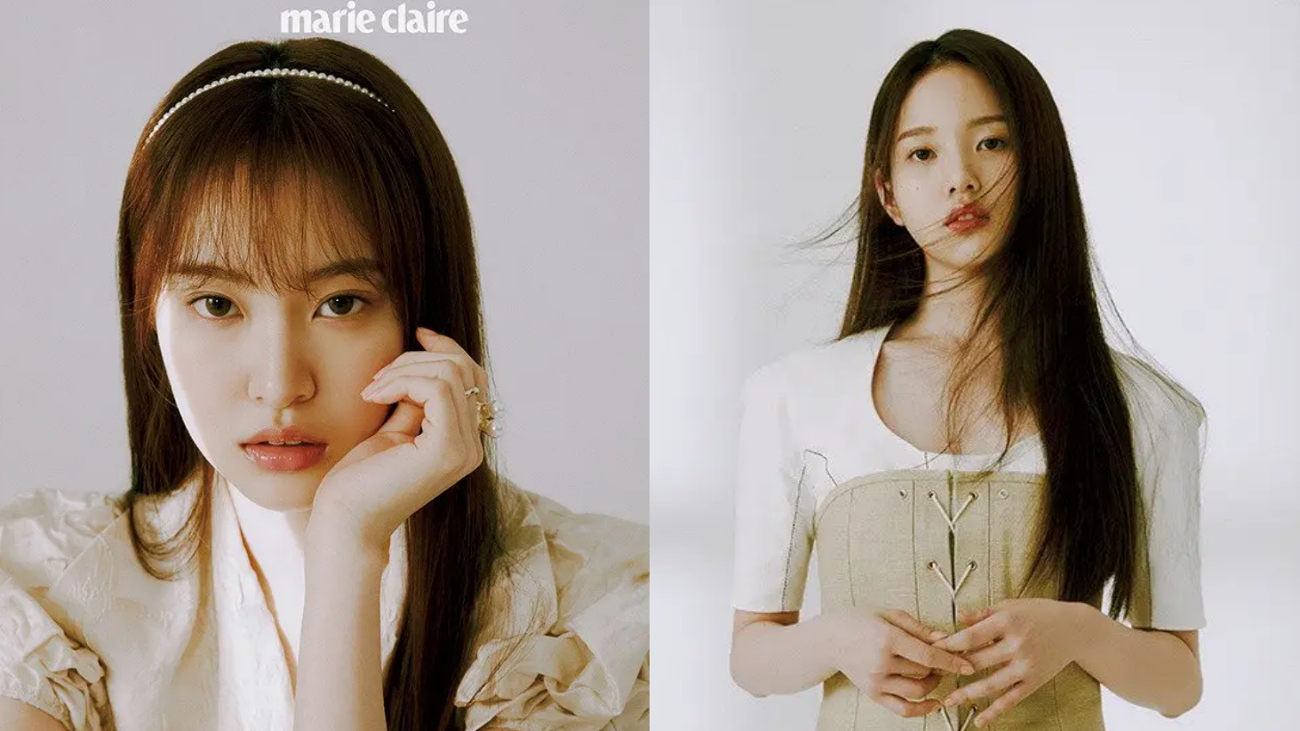 'Marie Claire' Chose Weeekly's Soojin and Zoa to Appear in The Latest Issue of Their Magazine