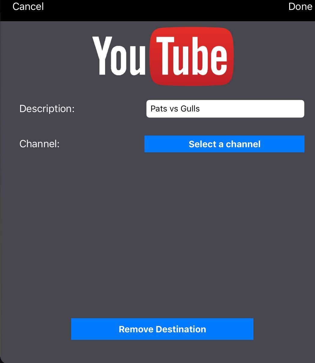  How To Live Stream A Hockey Game To YouTube From IPhone Or IPad