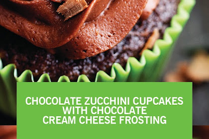 CHOCOLATE ZUCCHINI CUPCAKES WITH CHOCOLATE CREAM CHEESE FROSTING #Christmas #Cookies
